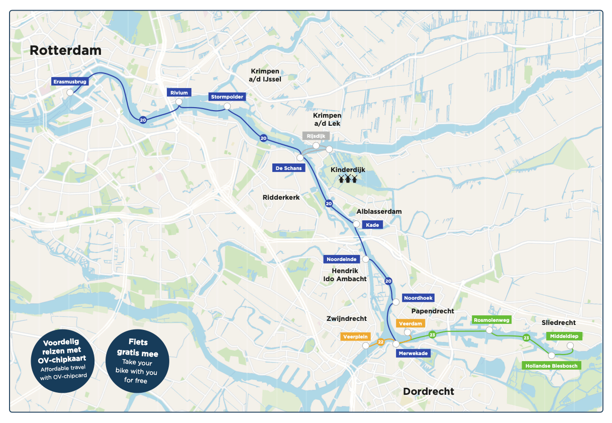 Route kaart